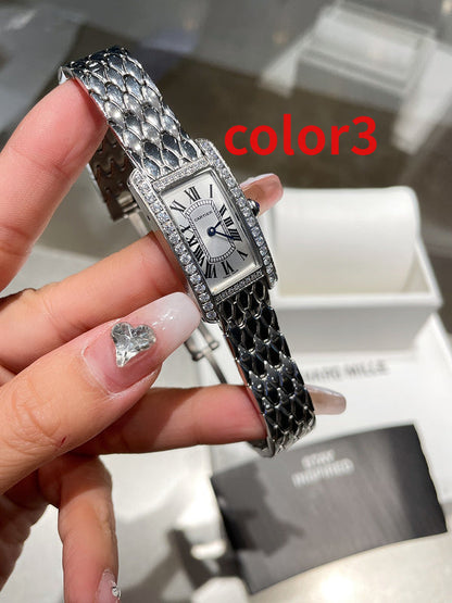 CW3  Sapphire water stone crystal mirror women's watch 34.80 x 19.00 mm