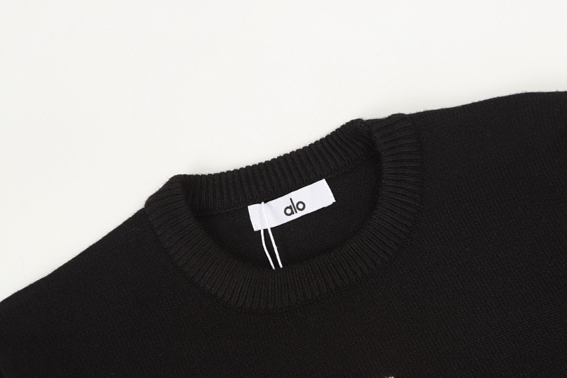 ALOC2 New autumn and winter men's and women's trendy brand new sweater jacquard letter clothing