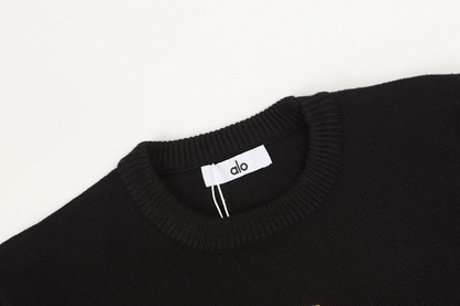 ALOC2 New autumn and winter men's and women's trendy brand new sweater jacquard letter clothing