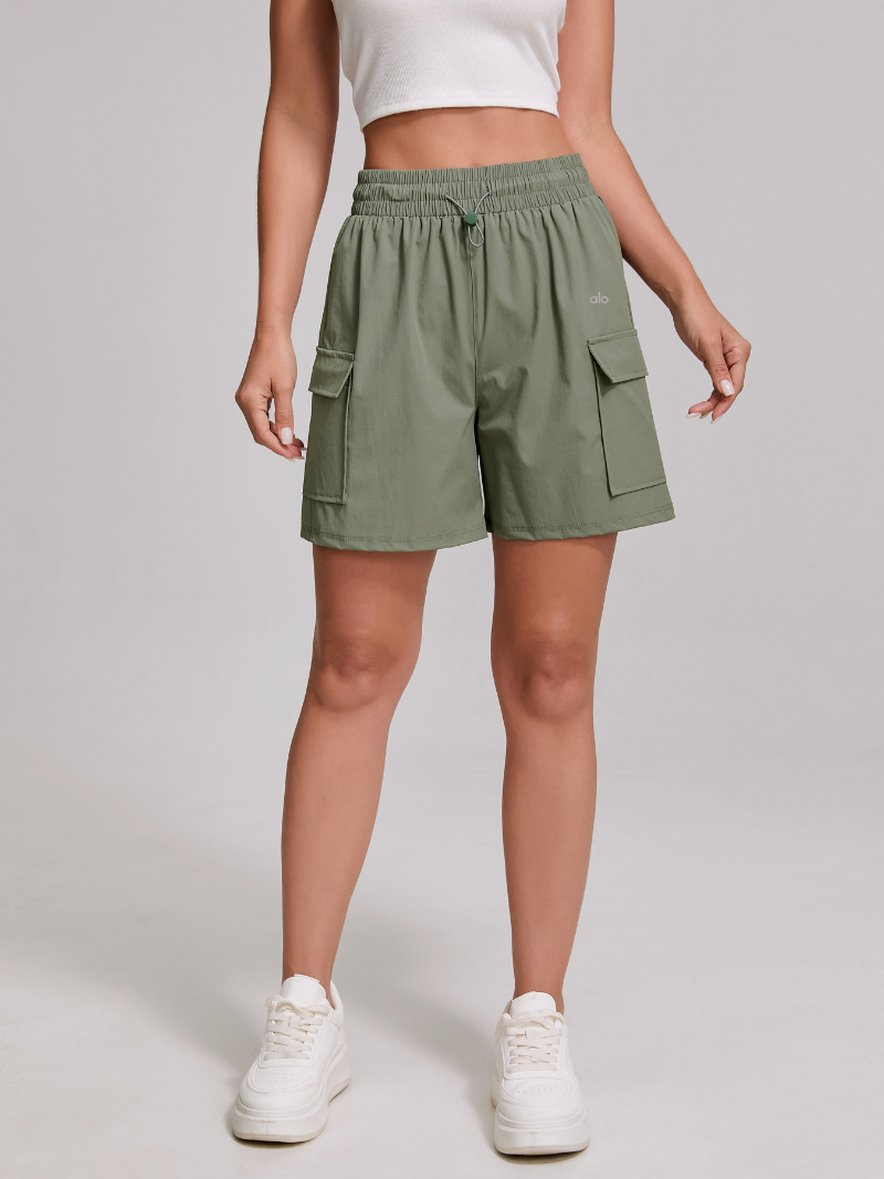 zalo073   Women's yoga gym outdoor running workwear shorts clothing