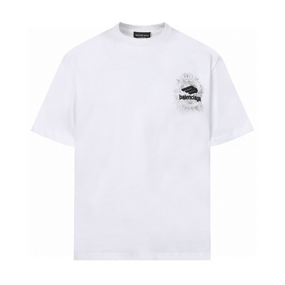 BAC31 New Men's and Women's Summer Short sleeved Cotton T-shirt Embroidered Craft Clothing
