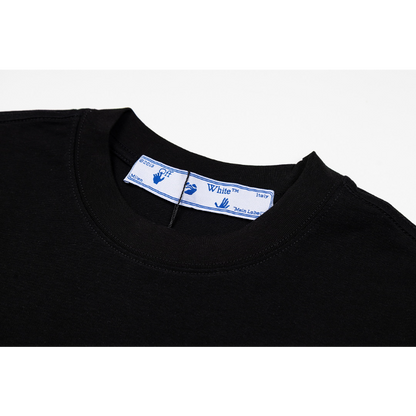 OFFC10  New men's and women's summer pure cotton short sleeved top clothing