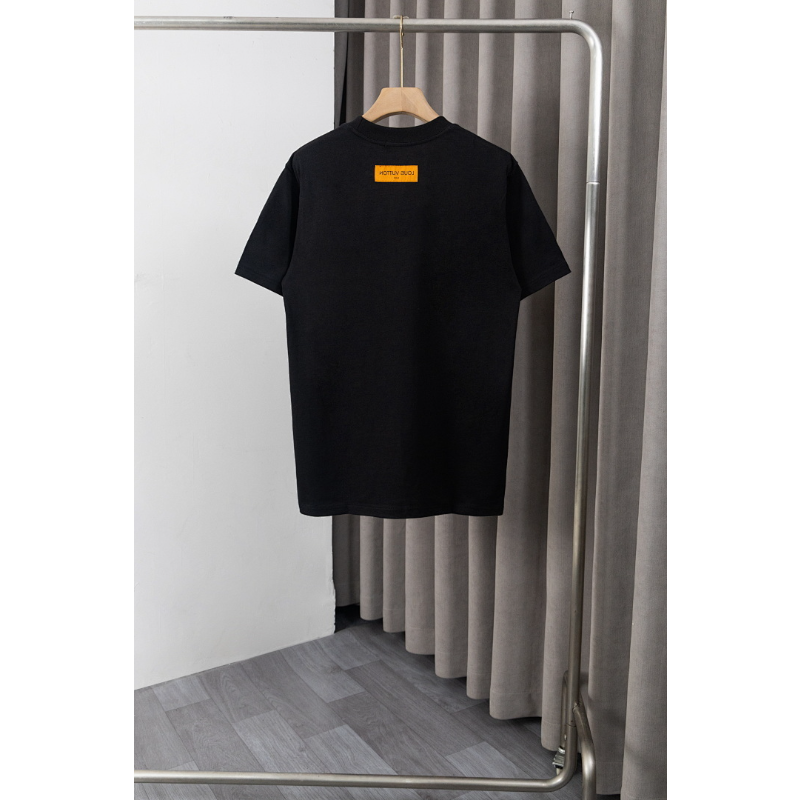 LVC054 New men's and women's summer pure cotton top T-shirt clothing