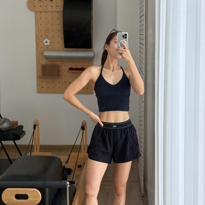ALOS8 Quick drying shorts summer three quarter sport pants