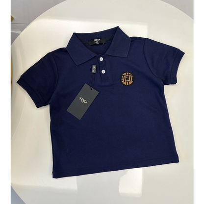 TFDC1 New Boys' Summer Cotton Polo Top+Cotton Shorts Set Clothing
