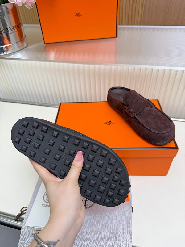 OHS2 Women slipper Leather Sole Shoes 35-41 with box