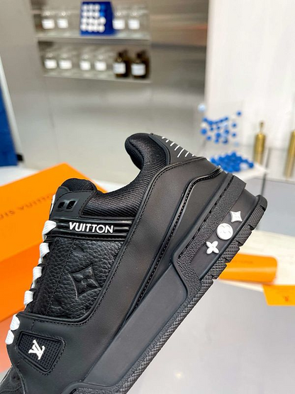 LLS3 High quality leather shoes women 35-41 or man 40-45 with box