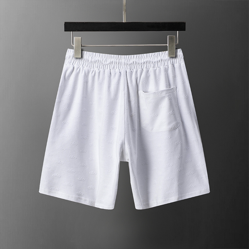 ALOC5 New Men's Summer Cotton Top+Shorts Set Clothing