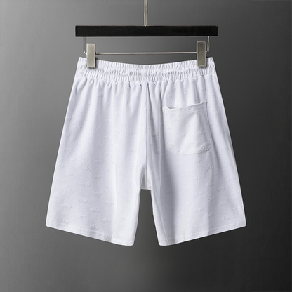 ALOC5 New Men's Summer Cotton Top+Shorts Set Clothing