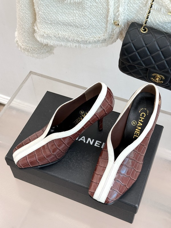 ZLCS5 High heels 6.5CM Size 35-41 Women Letaher shoes with box