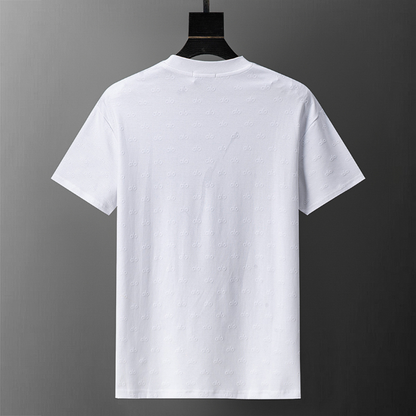 ALOC6 New men's and women's summer pure cotton top T-shirt clothing