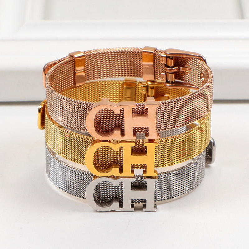 CHB77 CH watch chain bracelet, unisex jewelry stainless steel bracelet