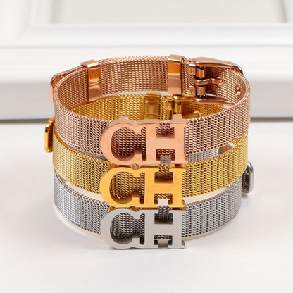 CHB77 CH watch chain bracelet, unisex jewelry stainless steel bracelet