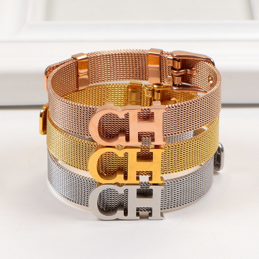 CHB77 CH watch chain bracelet, unisex jewelry stainless steel bracelet