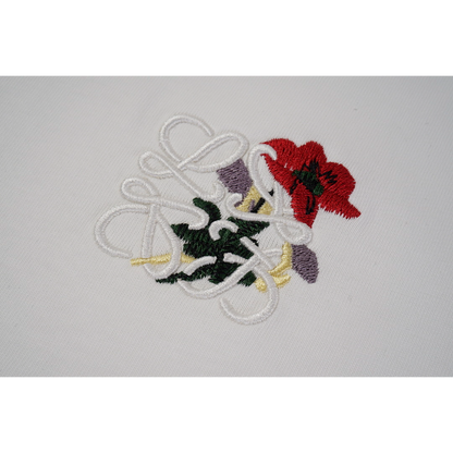 LOC46  New men's and women's summer pure cotton tops with T embroidery clothing