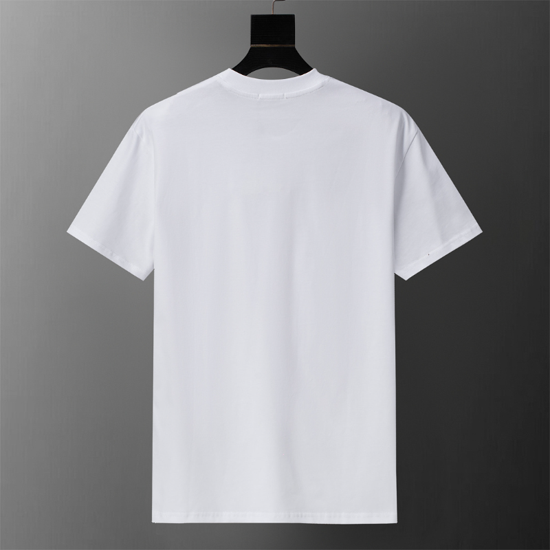 MOC043 New men's and women's summer pure cotton short sleeved top clothing
