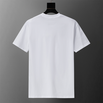 MOC043 New men's and women's summer pure cotton short sleeved top clothing