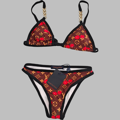 BL2501 New women's summer swimsuit bikini two-piece set+square scarf bikini