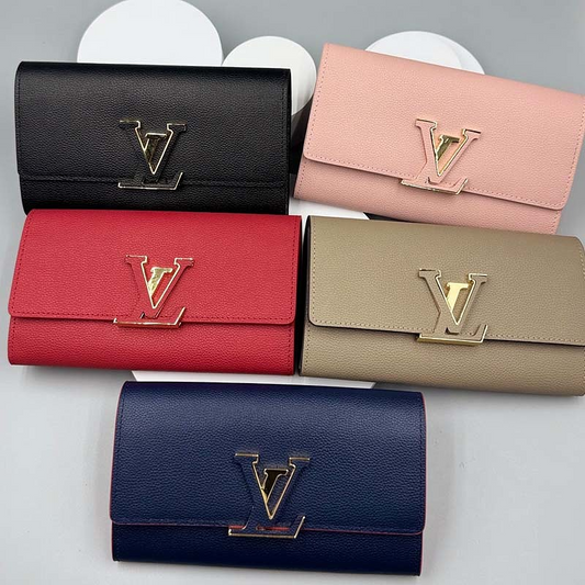 LLP252 Leather Wallets 15-10-3cm with box