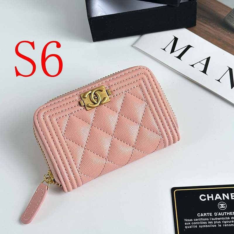LCP74 Card bag 11-7.5CM Leather Wallet with box