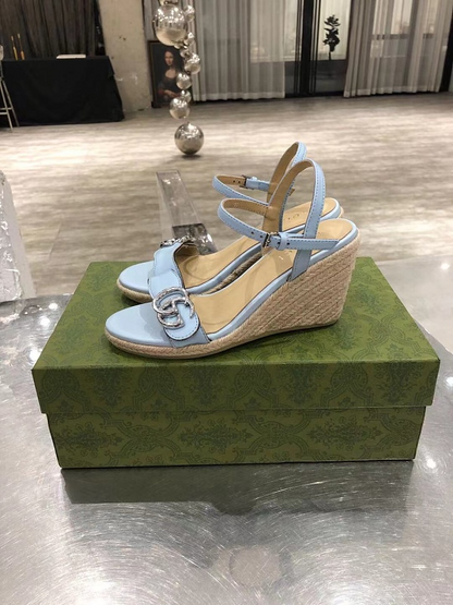 JHGS1 Slipper 8CM Heel Size 35-41 Lether Shoes with box