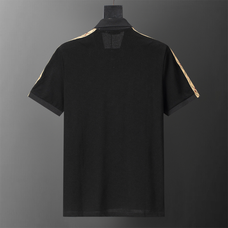 BUC050 New men's summer pure cotton polo top+shorts two-piece outfit clothing