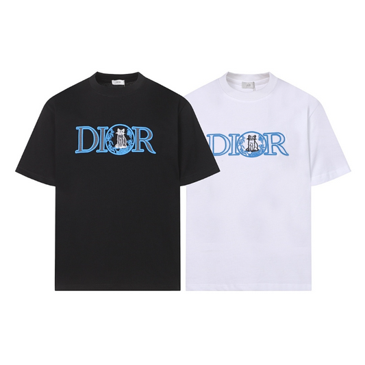 DIC20 New Men's and Women's Summer Short sleeved Cotton T-shirt Embroidered Craft Clothing