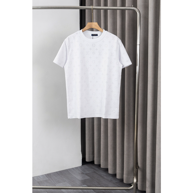 LVC053 New men's and women's summer pure cotton top T-shirt clothing