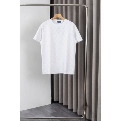 LVC053 New men's and women's summer pure cotton top T-shirt clothing