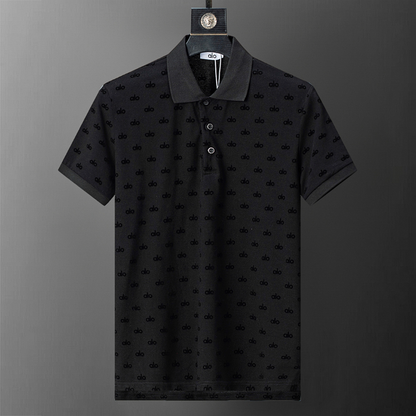 ALOC5 New Men's Summer Cotton Top+Shorts Set Clothing
