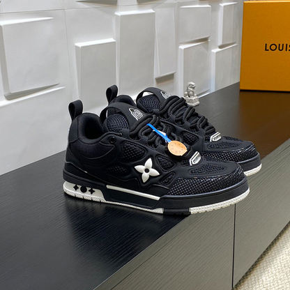OLS45 Real Leather Women35-40 Man40-45 Sneakers shoes With box