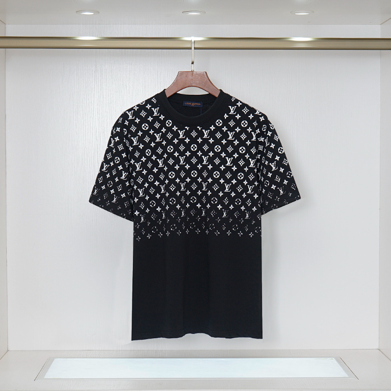 LVC050  New men's and women's summer pure cotton top T-shirt clothing