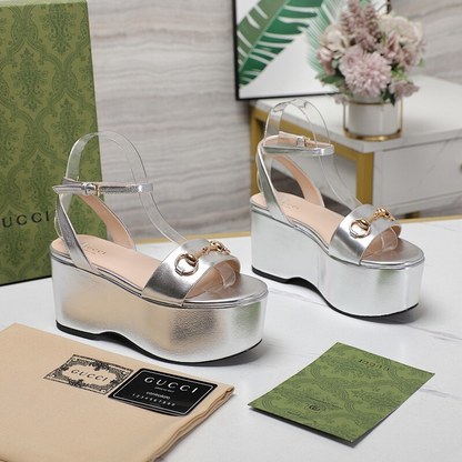 JHGS20 Slipper 8CM Heel Size 35-42 Leather Shoes with box