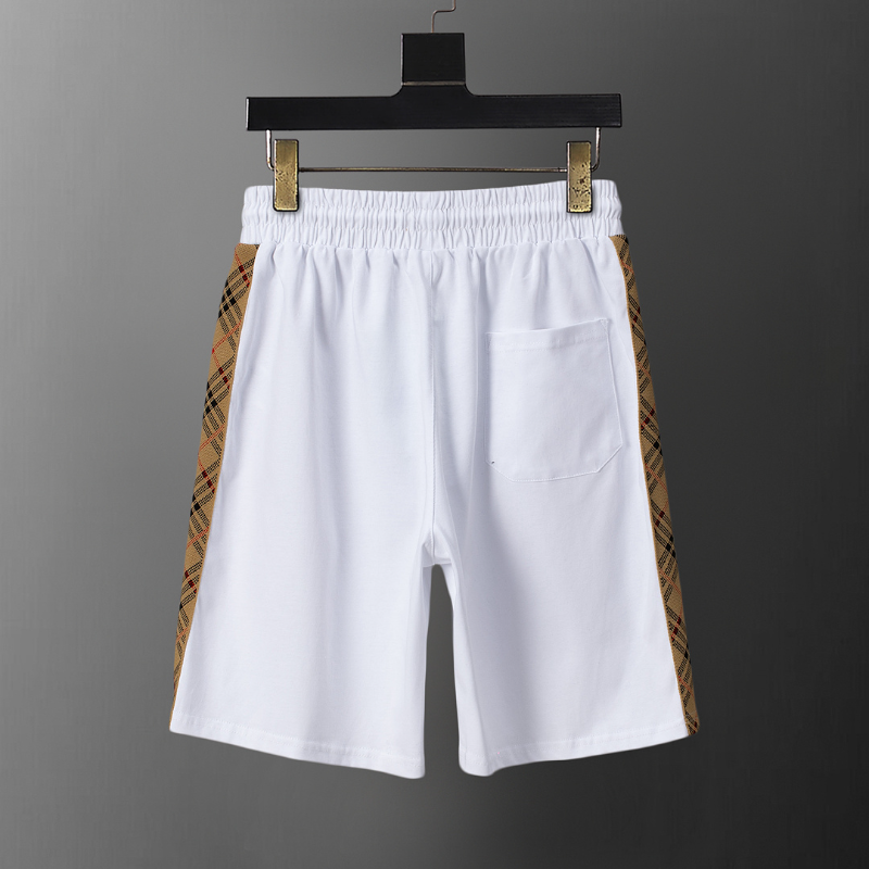 BUC050 New men's summer pure cotton polo top+shorts two-piece outfit clothing