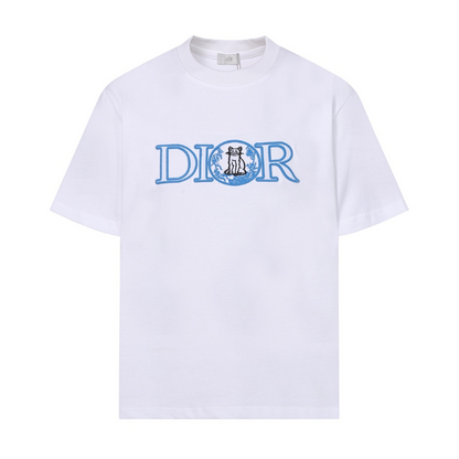 DIC20 New Men's and Women's Summer Short sleeved Cotton T-shirt Embroidered Craft Clothing
