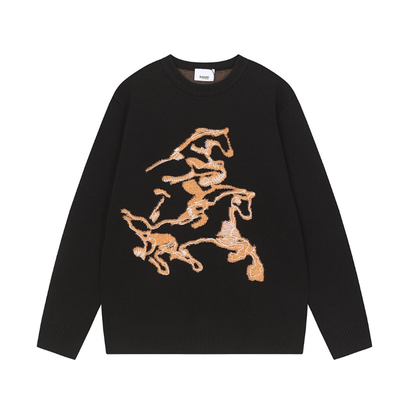 BUC033  Autumn and winter new high-quality men's and women's fashion brand new sweater jacquard letter clothing