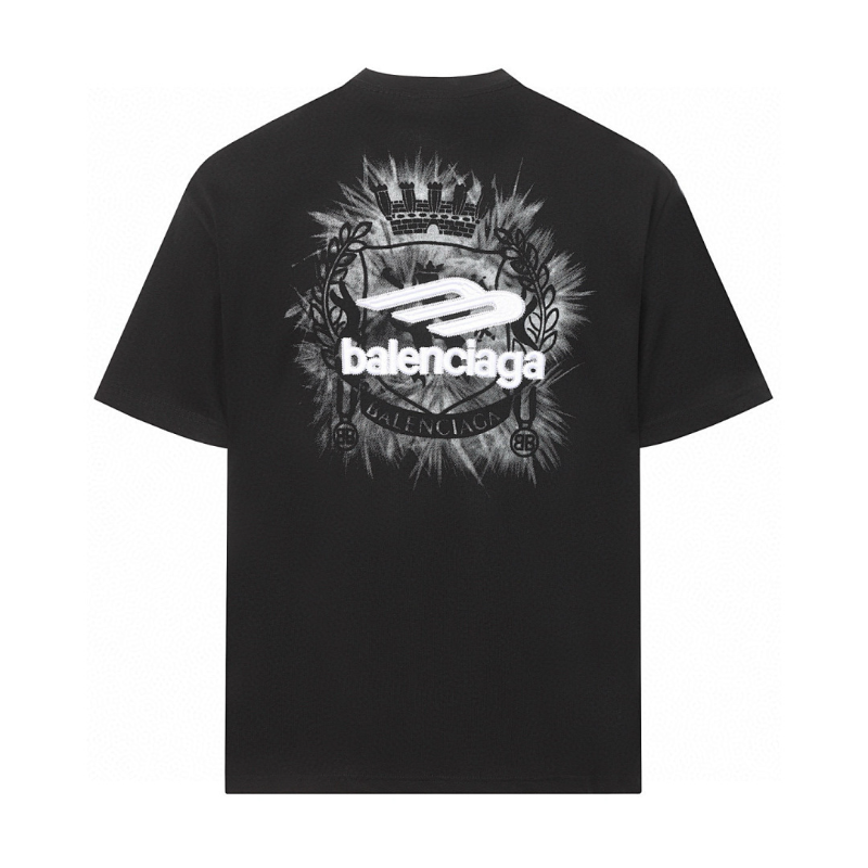 BAC31 New Men's and Women's Summer Short sleeved Cotton T-shirt Embroidered Craft Clothing