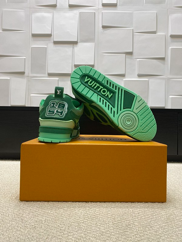 OLS45 Real Leather Women35-40 Man40-45 Sneakers shoes With box