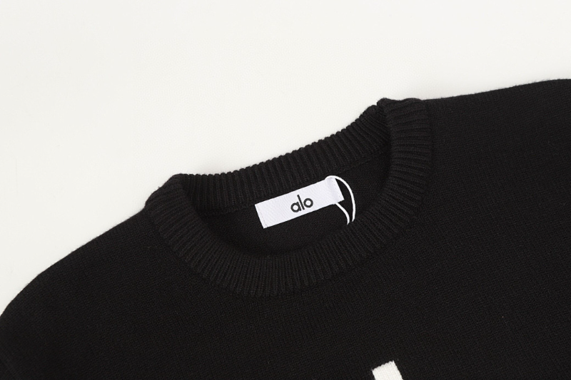 ALOC1 New autumn and winter men's and women's trendy brand new sweater jacquard letter clothing