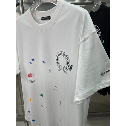 KLC31  New high-quality men's and women's summer pure cotton T-shirt short sleeved top clothing