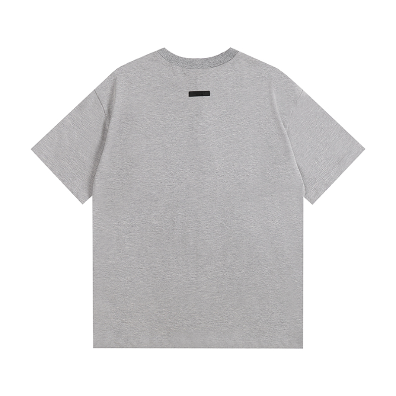 FGC12 New men's and women's summer short sleeved T-shirt double yarn cotton top loose fit  clothing