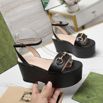 JHGS20 Slipper 8CM Heel Size 35-42 Leather Shoes with box