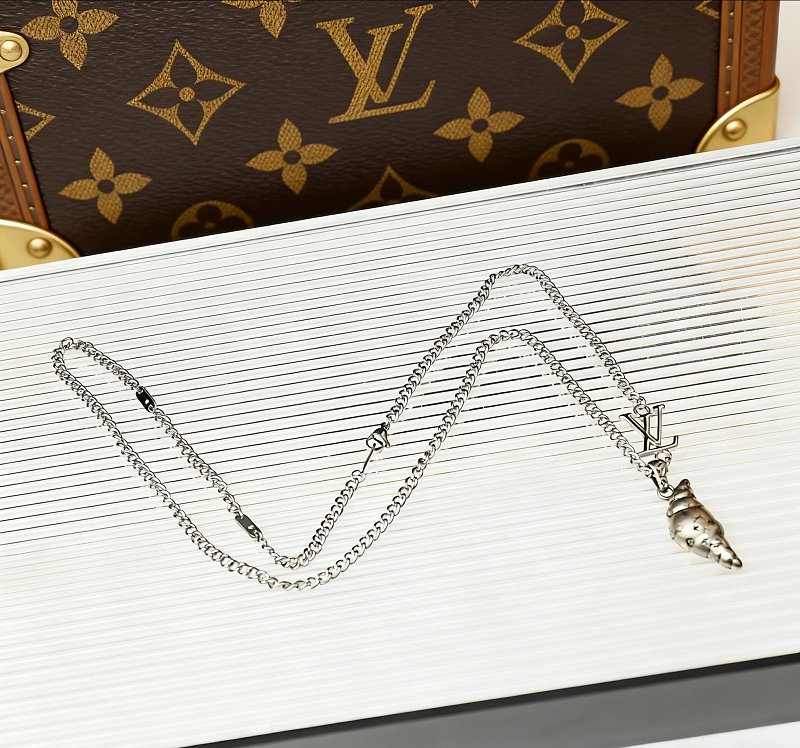 JK765 Steel  Necklace Jewelry