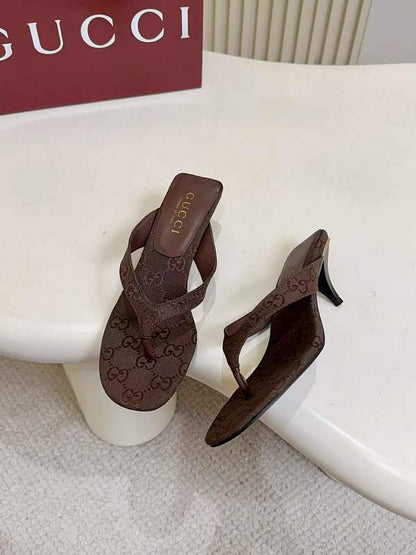 SHGS2 Women slipper high heels Shoes 35-43 with box