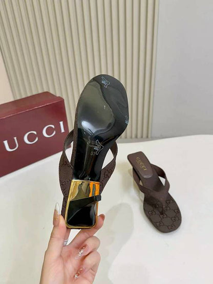 SHGS2 Women slipper high heels Shoes 35-43 with box