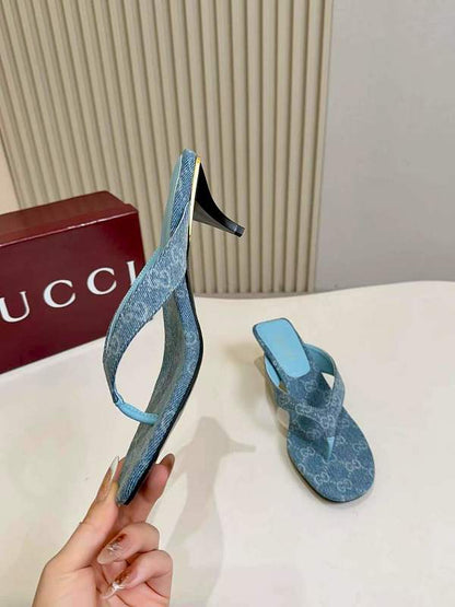 SHGS2 Women slipper high heels Shoes 35-43 with box