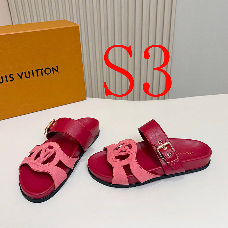 SHLS02 Man And Women slipper Shoes 35-45 with box