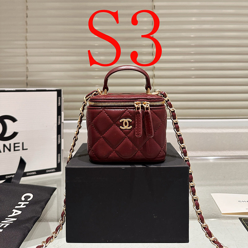 ACP01 Leather Bags 10CM Makeup tote Bag with Box