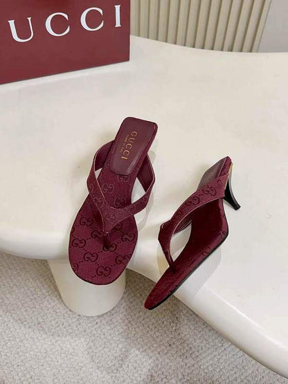 SHGS2 Women slipper high heels Shoes 35-43 with box