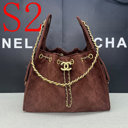 LCP11 Suede cowhide Bag 30-12-26CM Shoulder bags